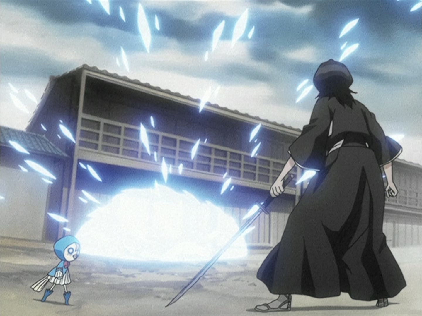 Bleach Ep 117: Rukia’s Battle Begins! The Freezing White Blade @ 00:09:52