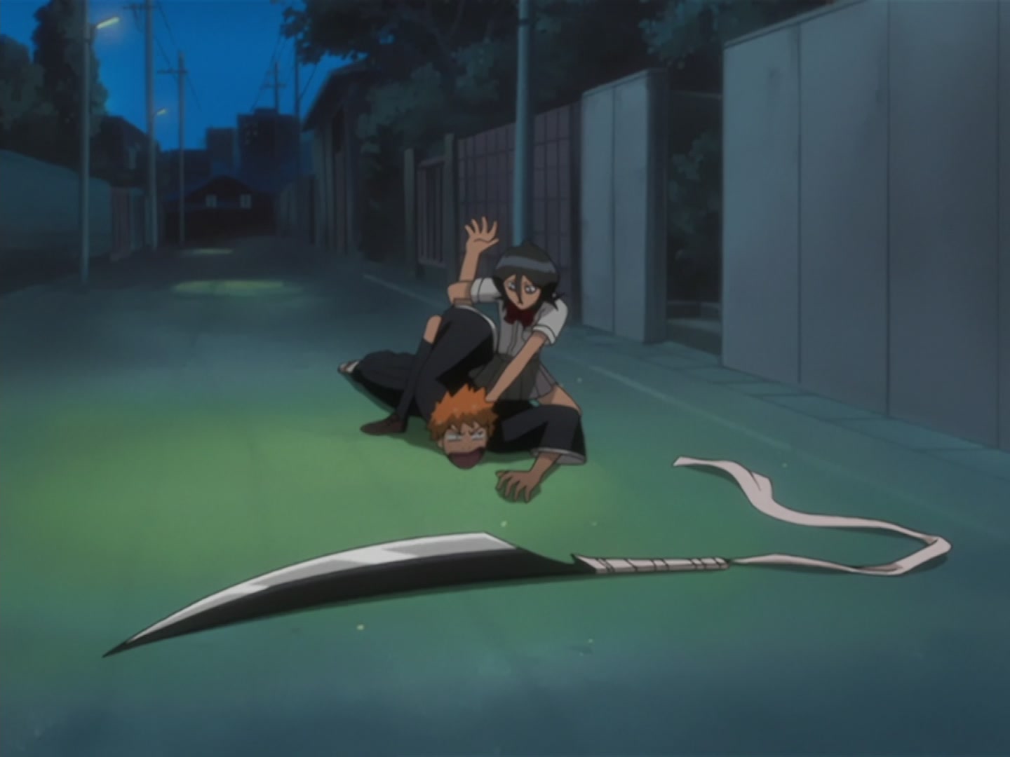 Bleach Ep 117: Rukia’s Battle Begins! The Freezing White Blade @ 00:13:46