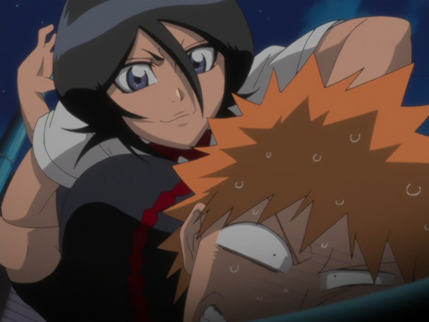 Bleach Ep 117: Rukia’s Battle Begins! The Freezing White Blade @ 00:13:55