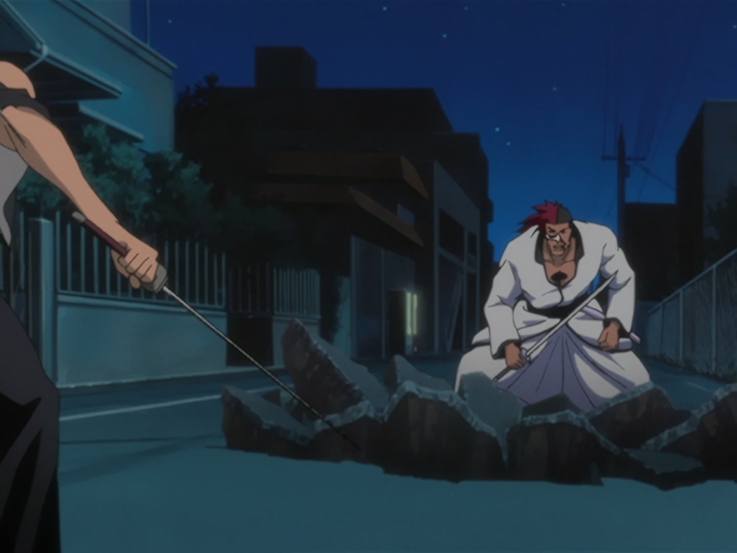 Bleach Ep 118: Ikkaku’s Bankai! The Power That Breaks Everything @ 00:08:00