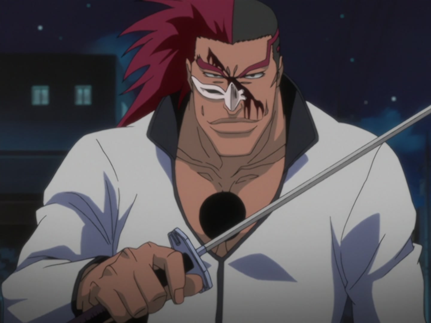 Bleach Ep 118: Ikkaku’s Bankai! The Power That Breaks Everything @ 00:09:54