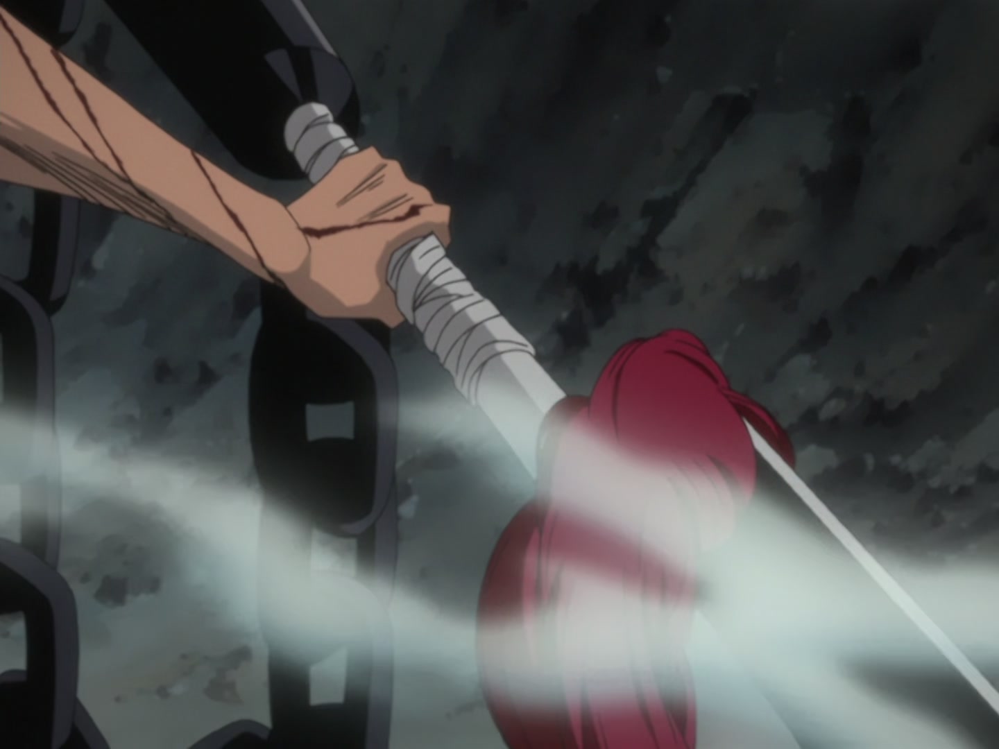 Bleach Ep 118: Ikkaku’s Bankai! The Power That Breaks Everything @ 00:18:38