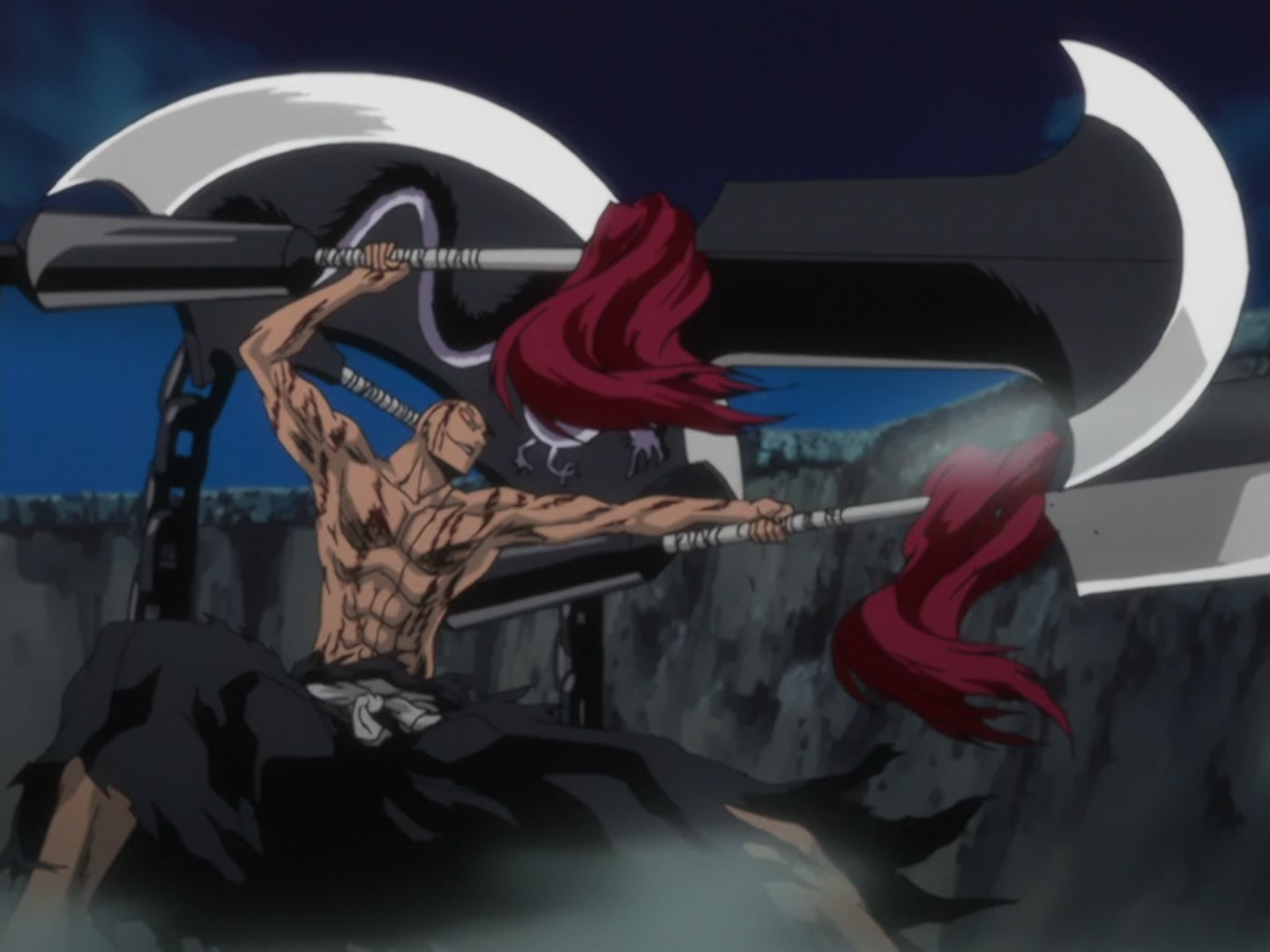 Bleach Ep 118: Ikkaku’s Bankai! The Power That Breaks Everything @ 00:18:52