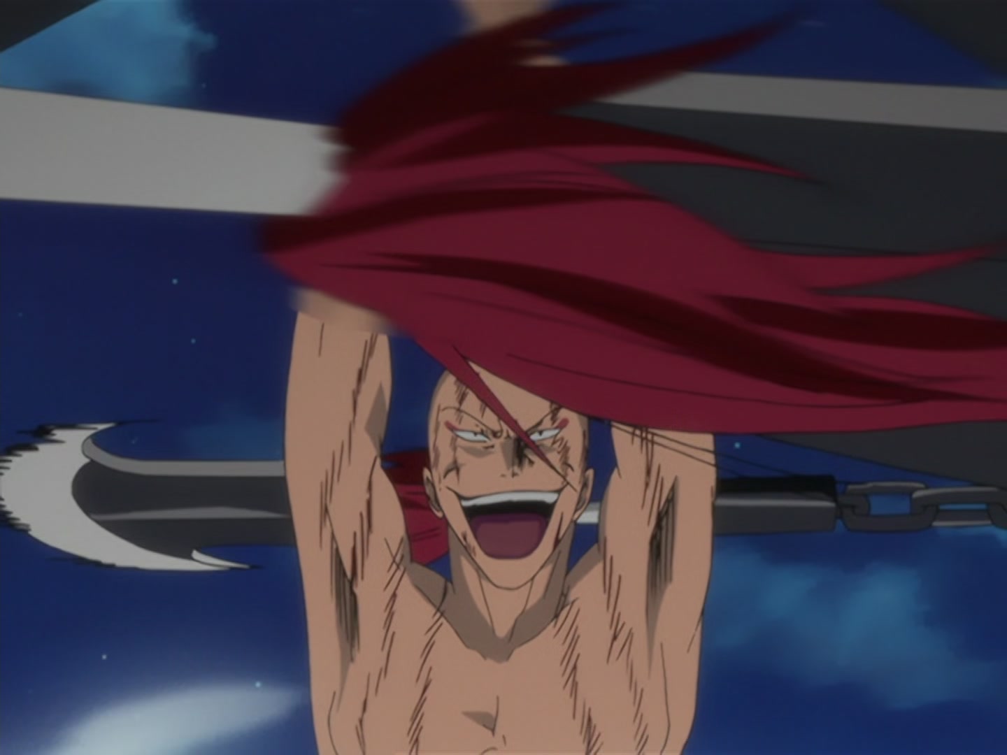 Bleach Ep 118: Ikkaku’s Bankai! The Power That Breaks Everything @ 00:21:00