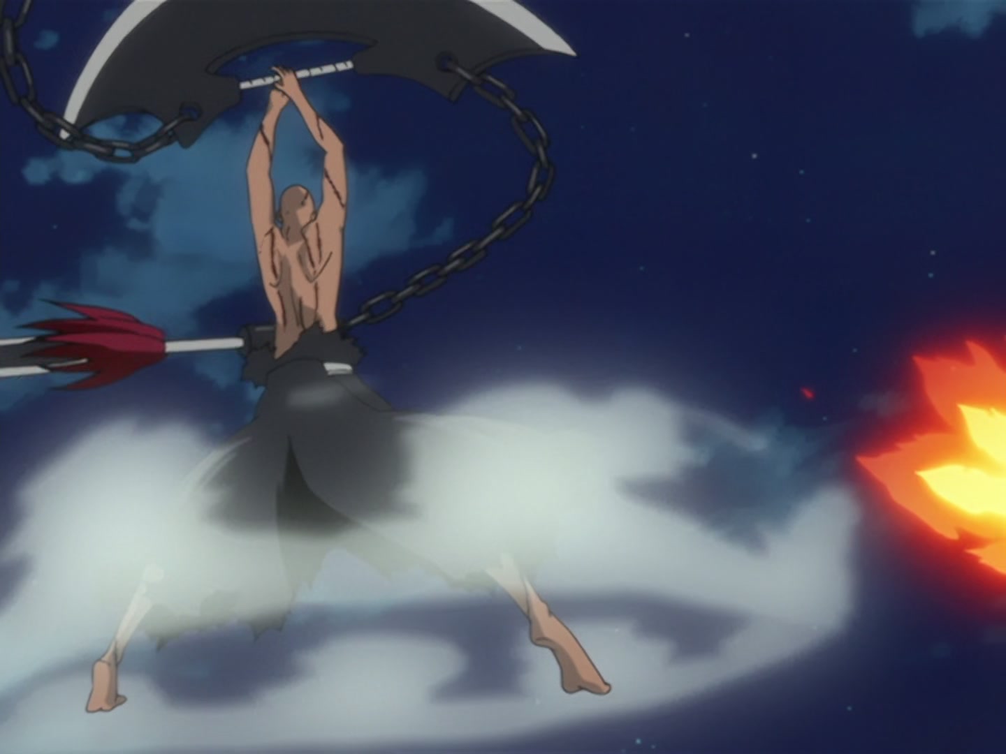 Bleach Ep 118: Ikkaku’s Bankai! The Power That Breaks Everything @ 00:21:05