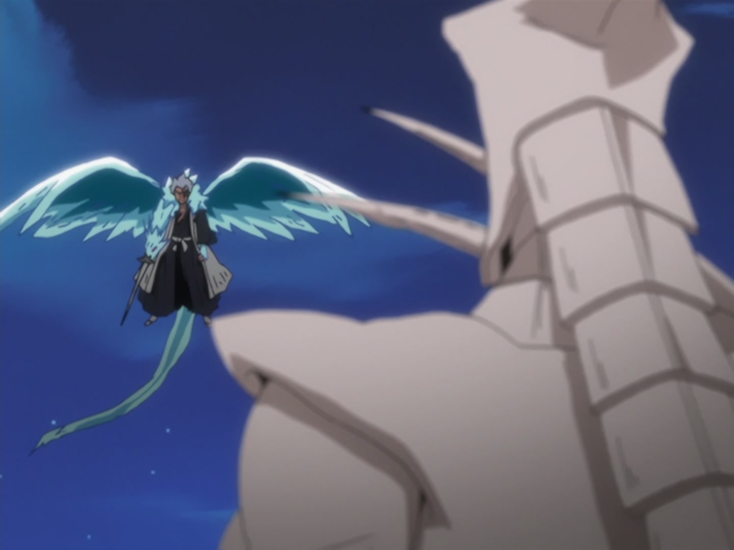 Bleach Ep 120: Hitsugaya Scatters! The Broken Hyorinmaru @ 00:18:47