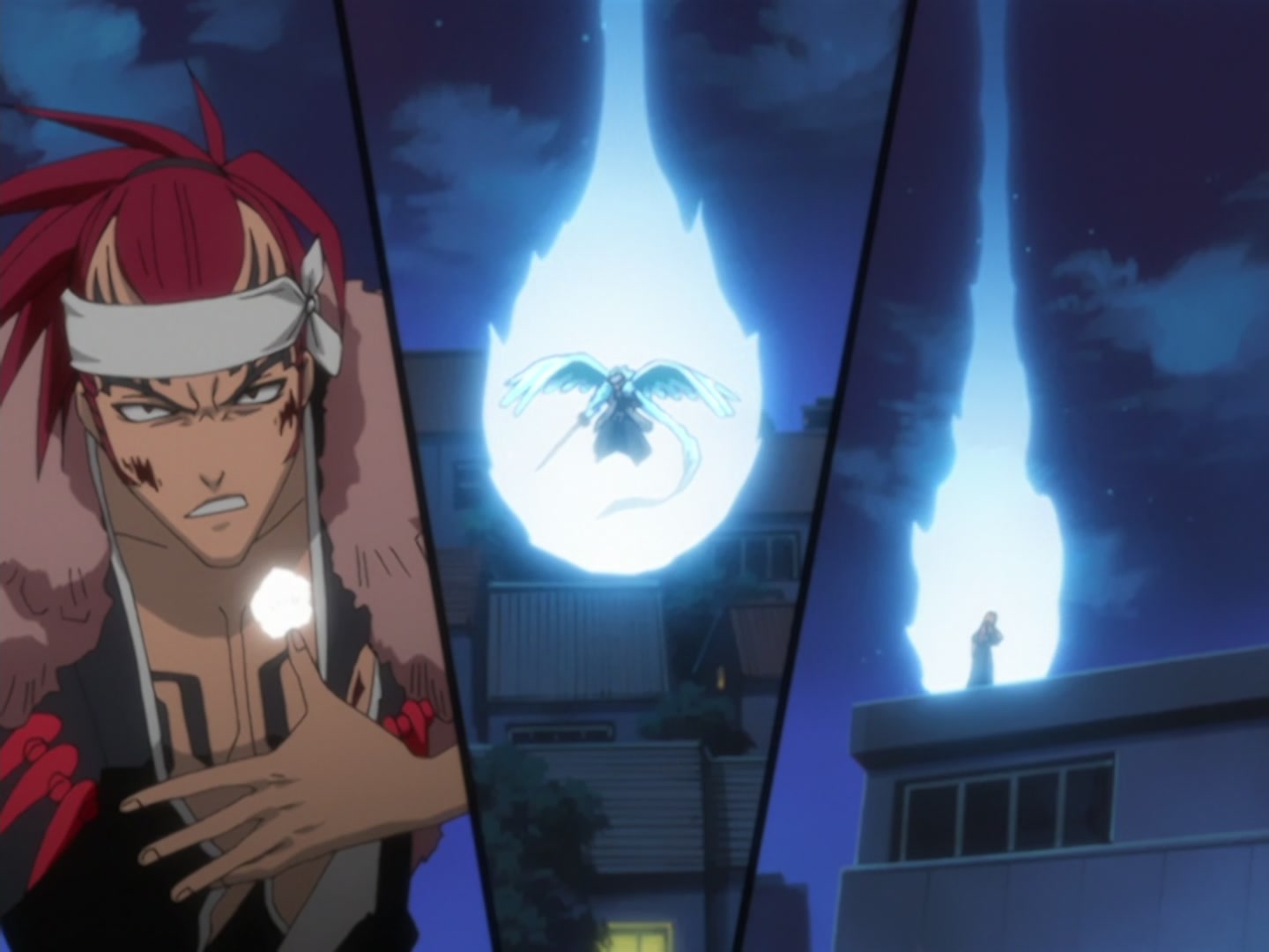 Bleach Ep 120: Hitsugaya Scatters! The Broken Hyorinmaru @ 00:21:43