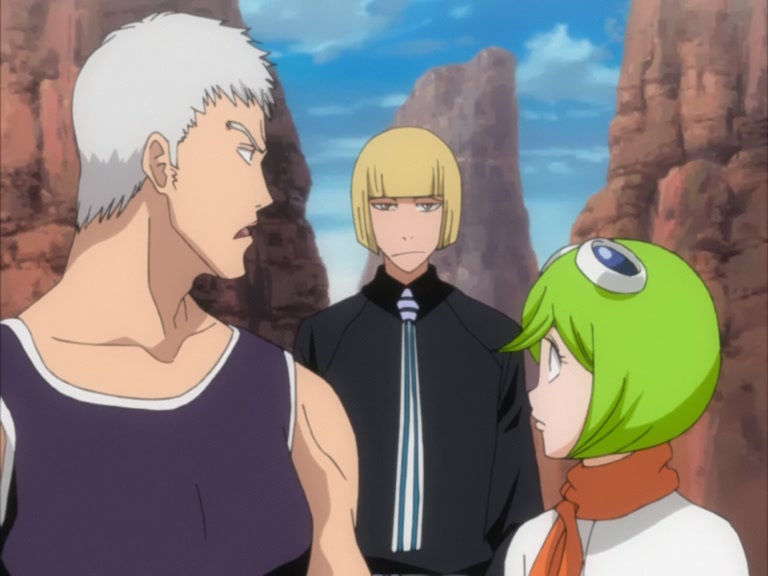 Bleach Ep 128: The Nightmare Arrancar! Team Hitsugaya Moves Out @ 00:03:33