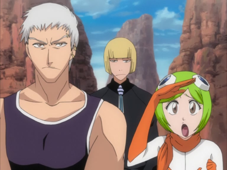 Bleach Ep 128: The Nightmare Arrancar! Team Hitsugaya Moves Out @ 00:03:38
