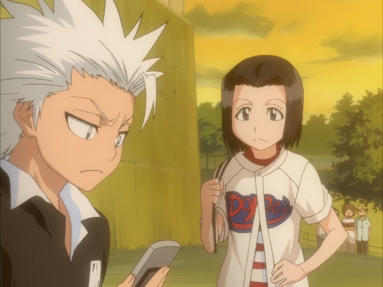 Bleach Ep 132: Hitsugaya, Karin, and Soccer Ball @ 00:07:07