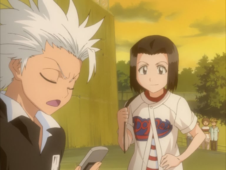 Bleach Ep 132: Hitsugaya, Karin, and Soccer Ball @ 00:07:12