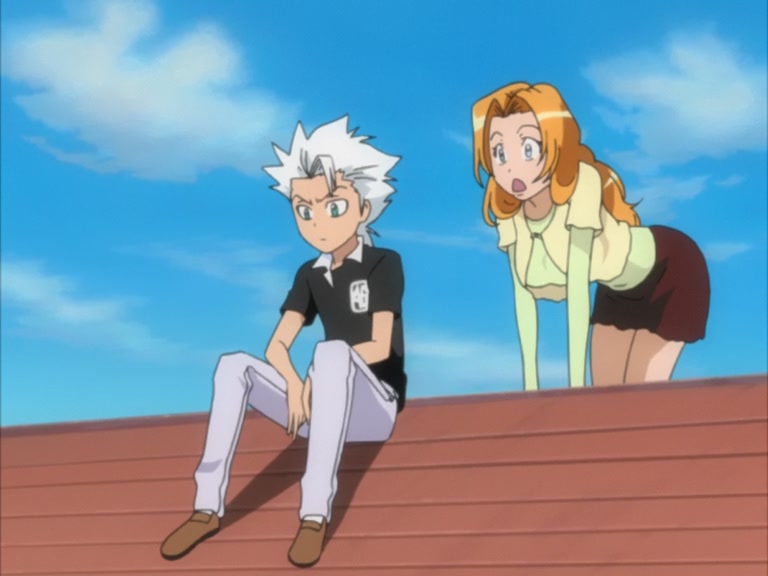 Bleach Ep 132: Hitsugaya, Karin, and Soccer Ball @ 00:12:45