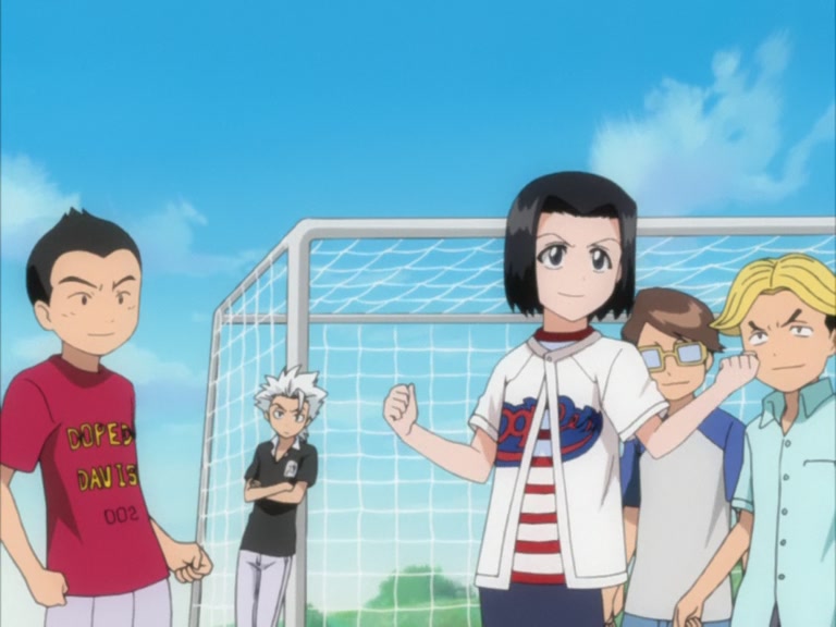 Bleach Ep 132: Hitsugaya, Karin, and Soccer Ball @ 00:15:36