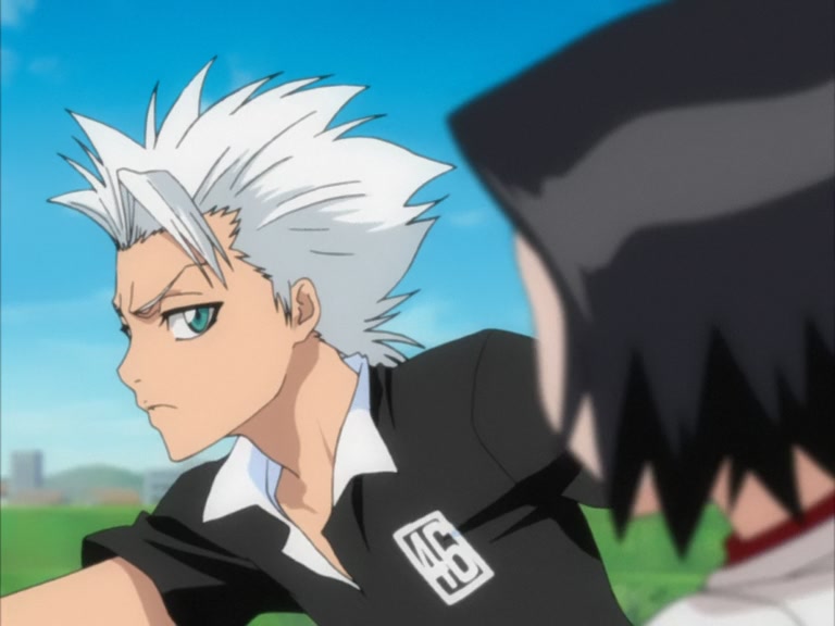Bleach Ep 132: Hitsugaya, Karin, and Soccer Ball @ 00:17:02