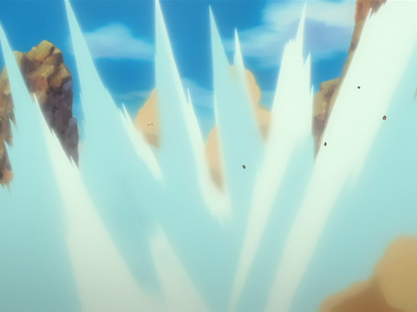 Bleach Ep 138: Hueco Mundo Moves Again! Hitsugaya vs. Yammy @ 00:04:02