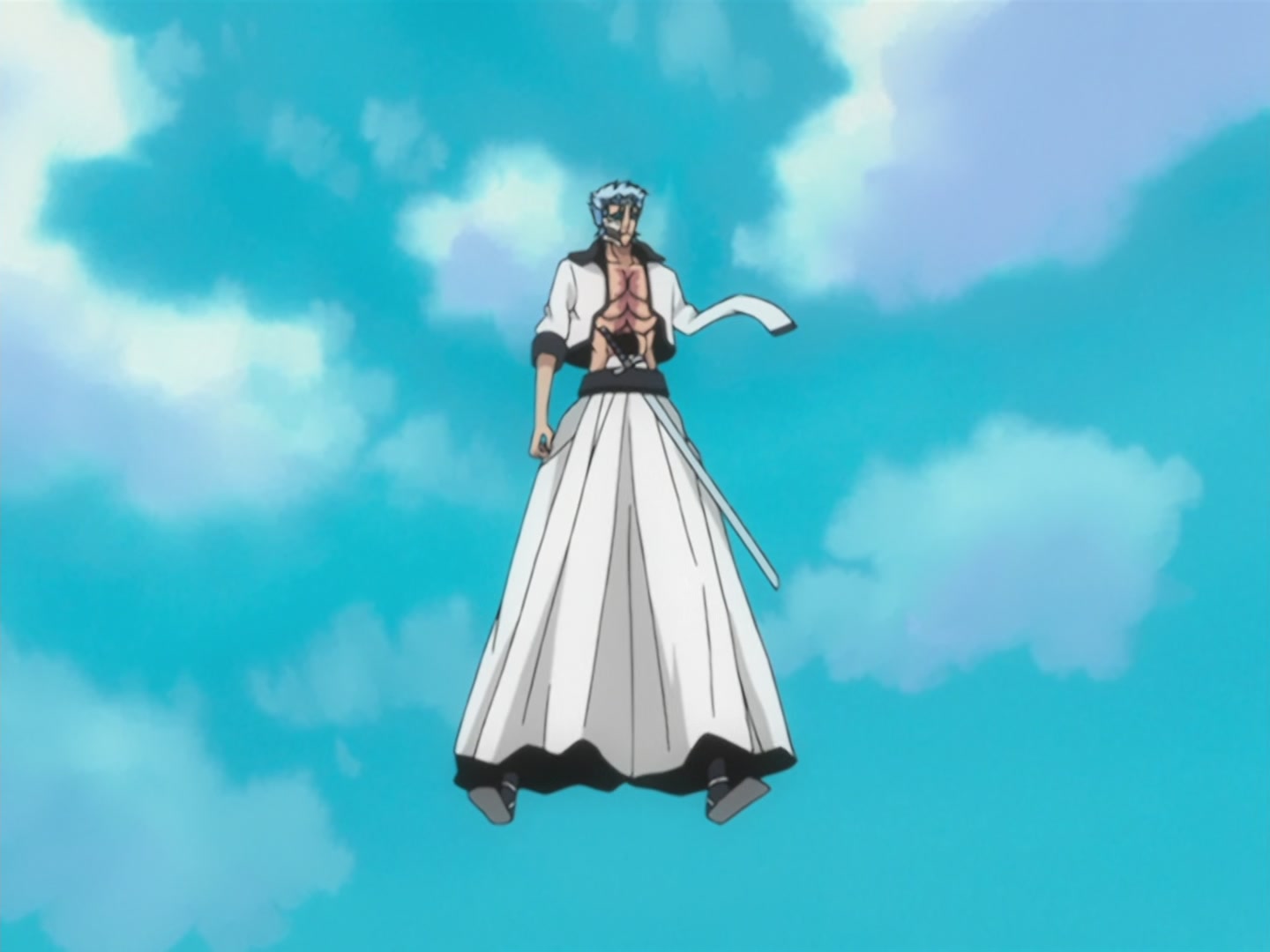 Bleach Ep 139: Ichigo vs. Grimmjow, the 11-second Battle! @ 00:04:17