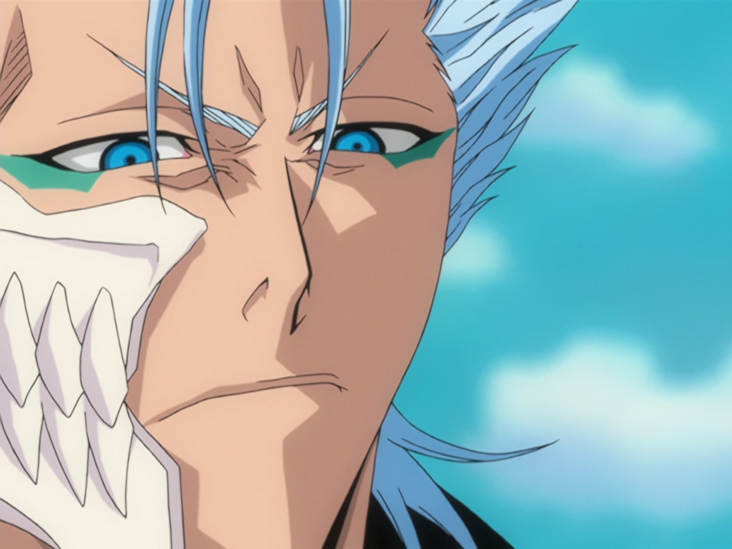Bleach Ep 139: Ichigo vs. Grimmjow, the 11-second Battle! @ 00:04:36