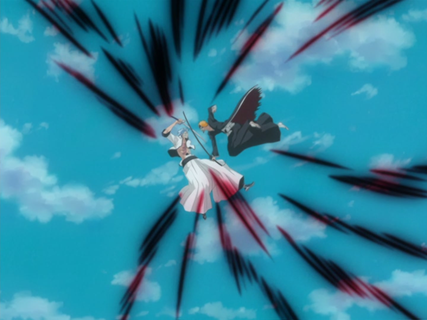 Bleach Ep 139: Ichigo vs. Grimmjow, the 11-second Battle! @ 00:06:31