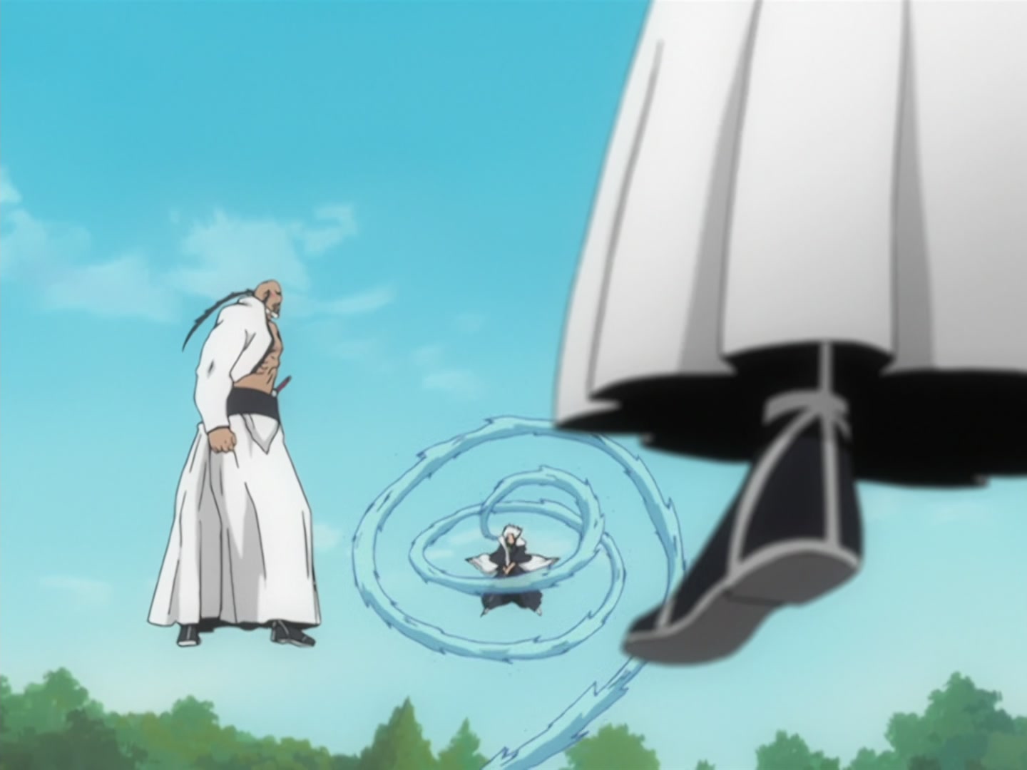 Bleach Ep 139: Ichigo vs. Grimmjow, the 11-second Battle! @ 00:07:38
