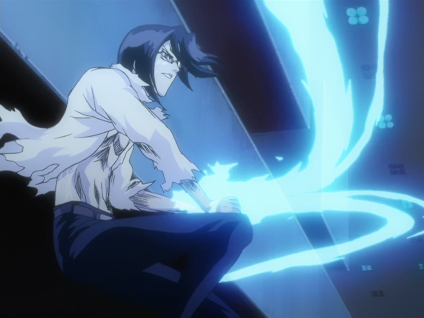 Bleach Ep 140: Ulquiorra's Scheme, the Moment when the Sun Sets @ 00:01:39