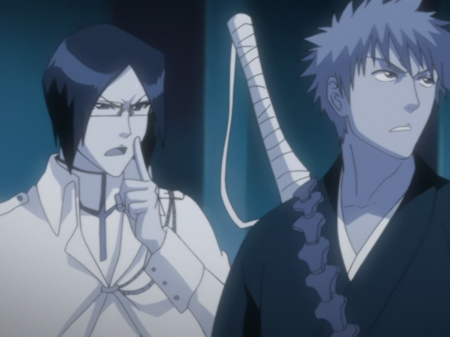 Bleach Ep 144: Ishida and Chad, The Quickening of a New Power @ 00:04:11
