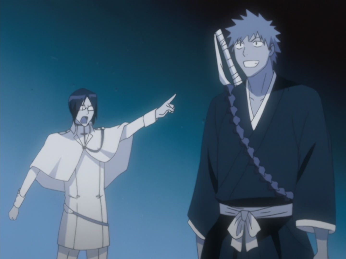 Bleach Ep 144: Ishida and Chad, The Quickening of a New Power @ 00:08:24