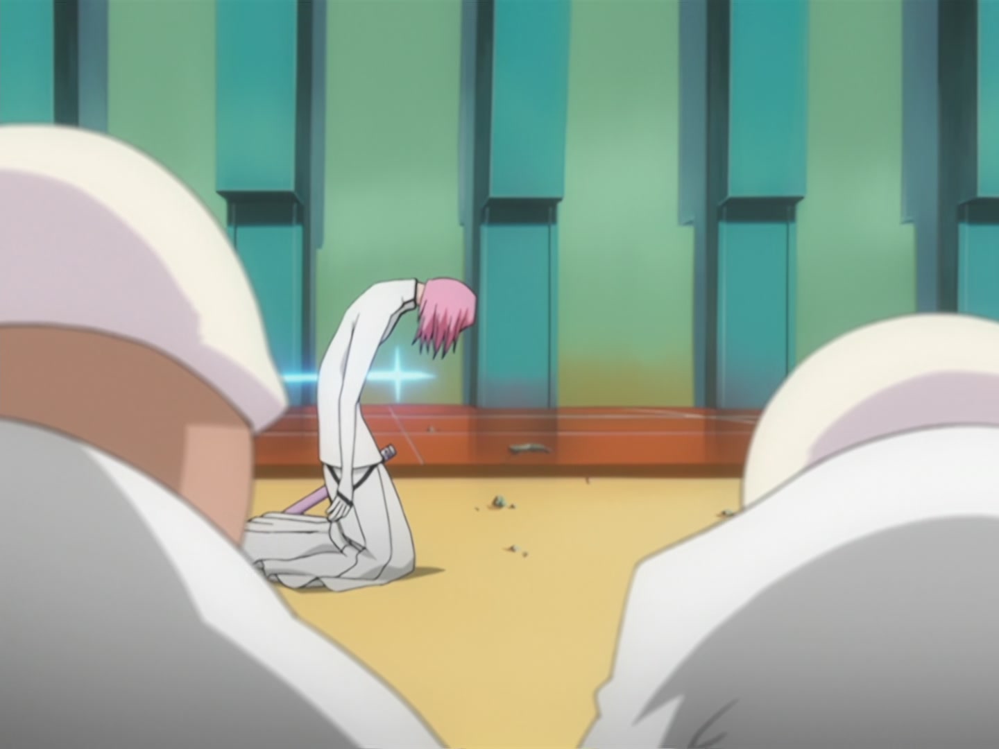 Bleach Ep 163: Shinigami and Quincy, Battle with Madness @ 00:14:49
