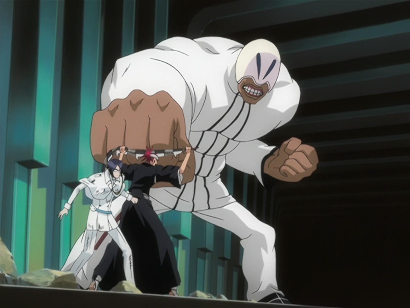 Bleach Ep 163: Shinigami and Quincy, Battle with Madness @ 00:21:07