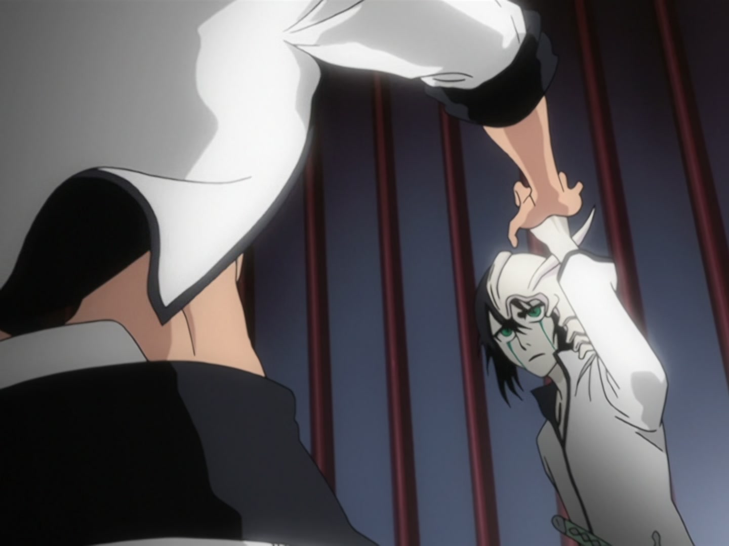 Bleach Ep 165: The Murderous Intent Boils! The Joyful Grimmjow @ 00:08:24