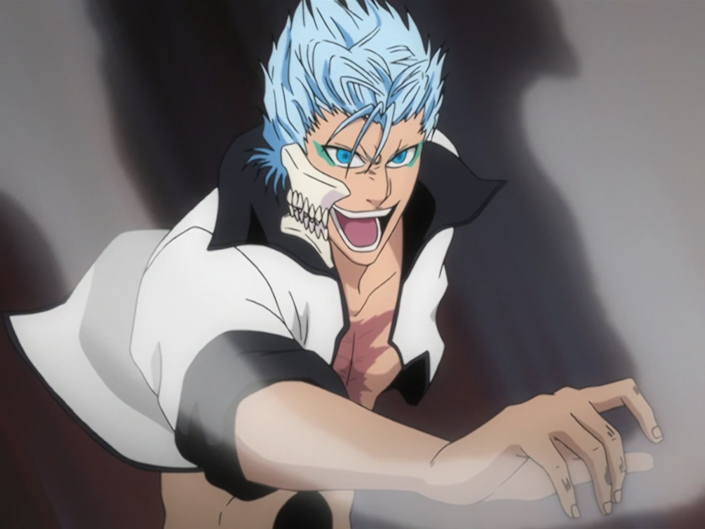 Bleach Ep 165: The Murderous Intent Boils! The Joyful Grimmjow @ 00:08:38
