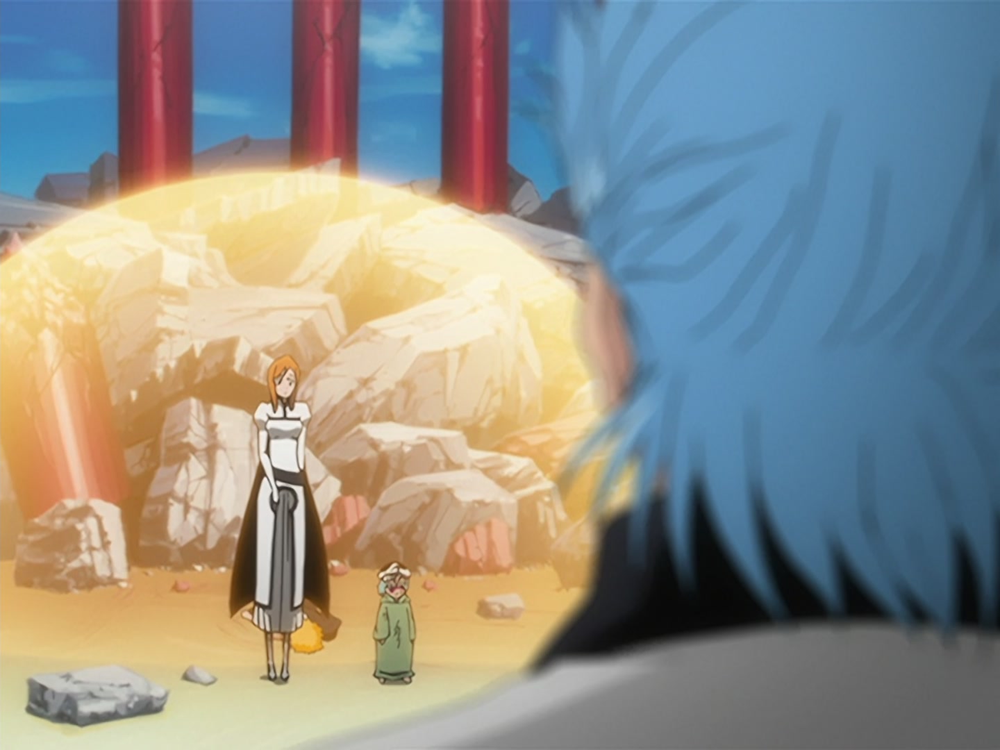 Bleach Ep 165: The Murderous Intent Boils! The Joyful Grimmjow @ 00:09:54