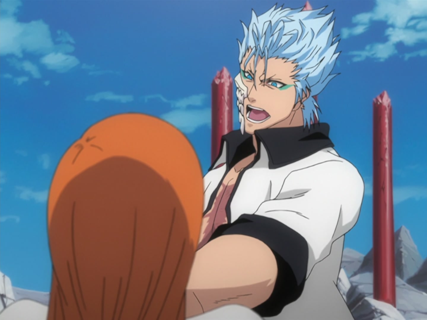 Bleach Ep 165: The Murderous Intent Boils! The Joyful Grimmjow @ 00:10:04