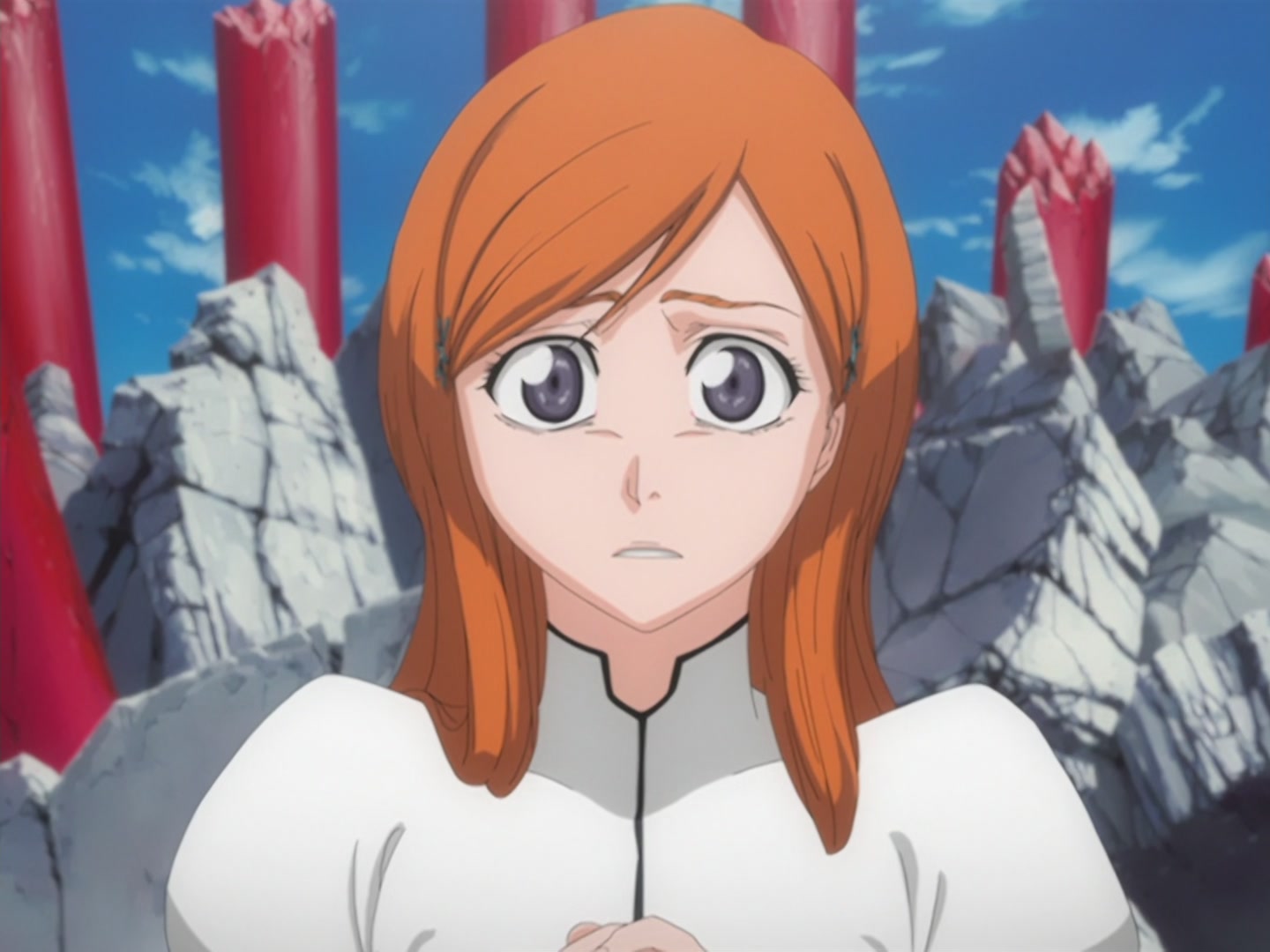 Bleach Ep 166: Desperate Effort vs. Desperate Effort! Hollowized Ichigo @ 00:03:43