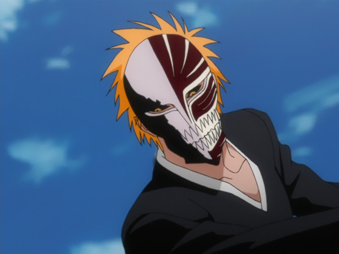 Bleach Ep 166: Desperate Effort vs. Desperate Effort! Hollowized Ichigo @ 00:06:20
