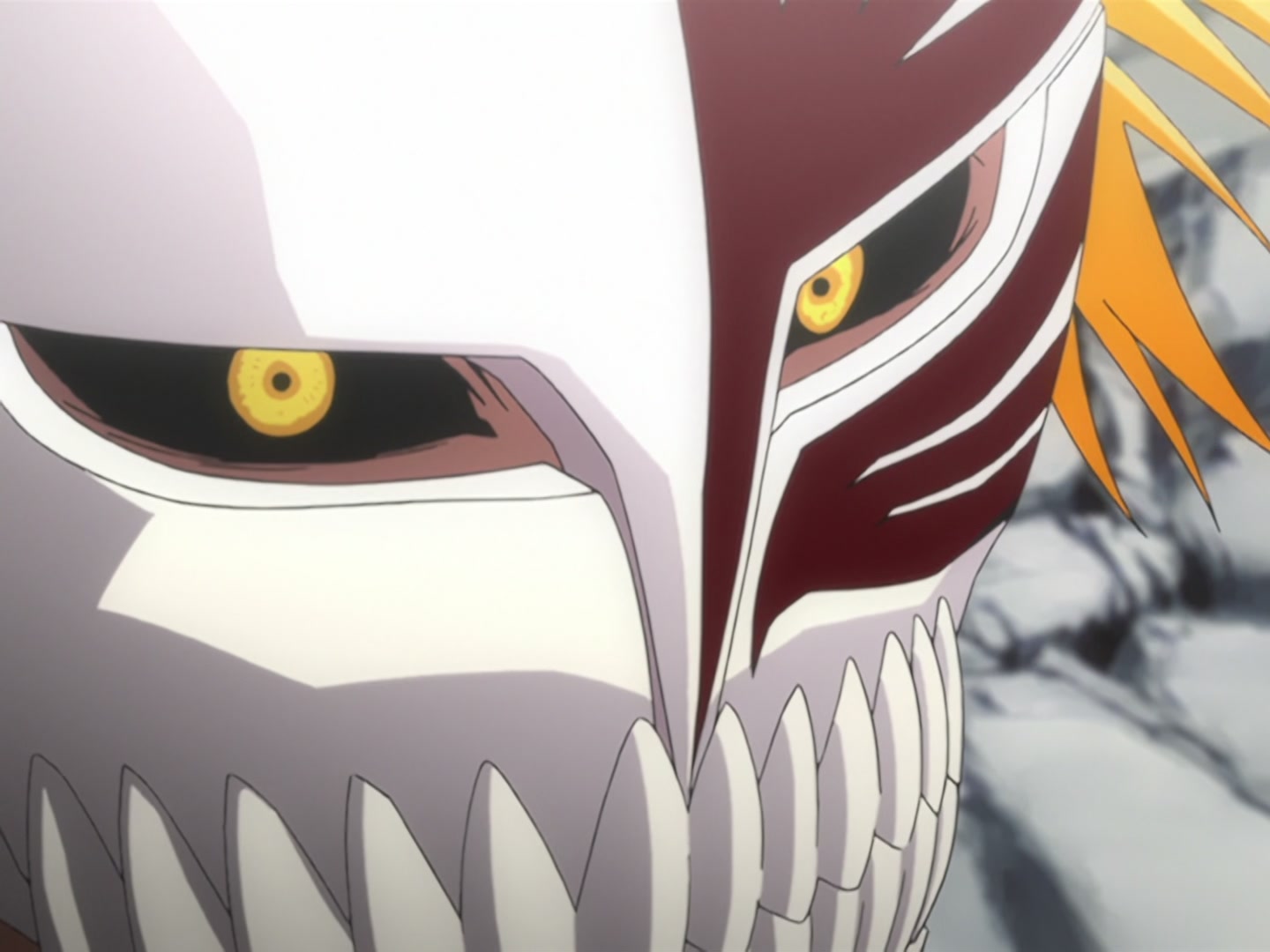 Bleach Ep 166: Desperate Effort vs. Desperate Effort! Hollowized Ichigo @ 00:10:04