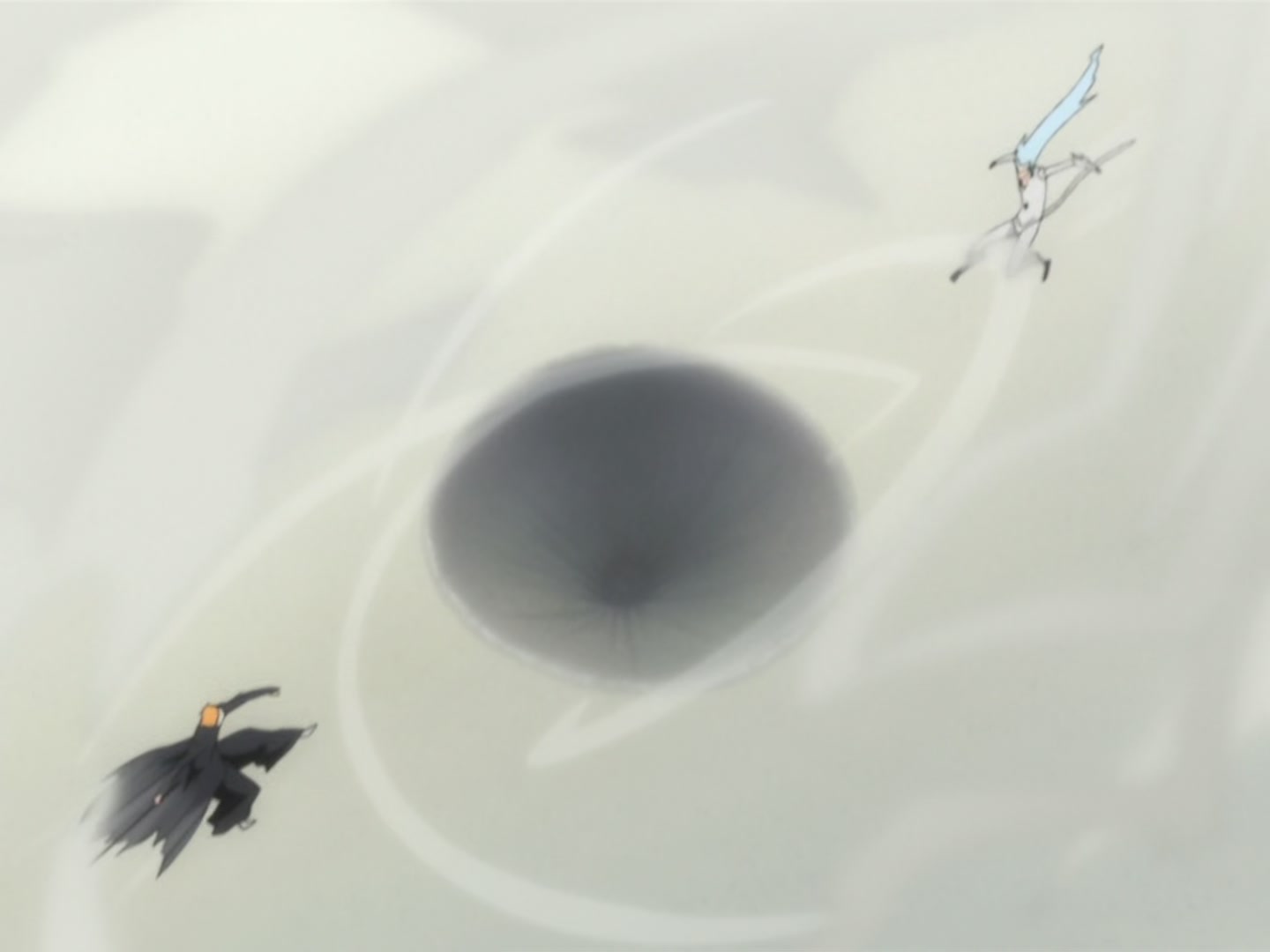 Bleach Ep 166: Desperate Effort vs. Desperate Effort! Hollowized Ichigo @ 00:11:43