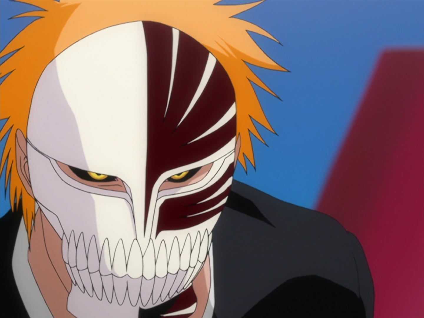 Bleach Ep 166: Desperate Effort vs. Desperate Effort! Hollowized Ichigo @ 00:13:57