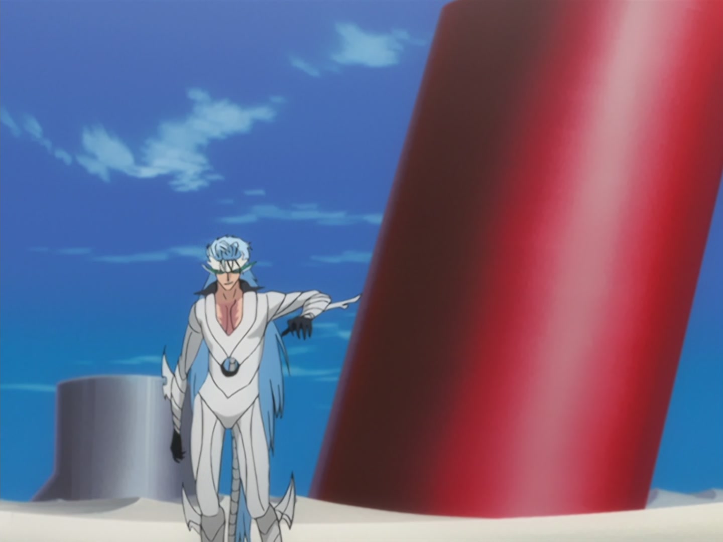 Bleach Ep 166: Desperate Effort vs. Desperate Effort! Hollowized Ichigo @ 00:14:06