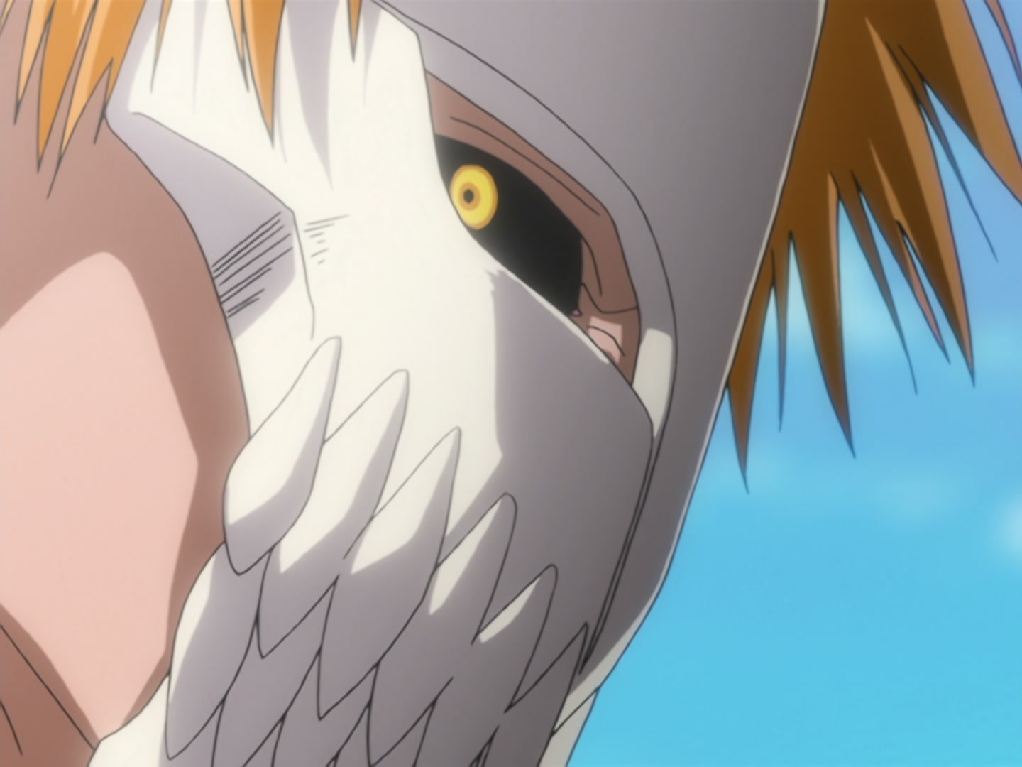 Bleach Ep 166: Desperate Effort vs. Desperate Effort! Hollowized Ichigo @ 00:15:27