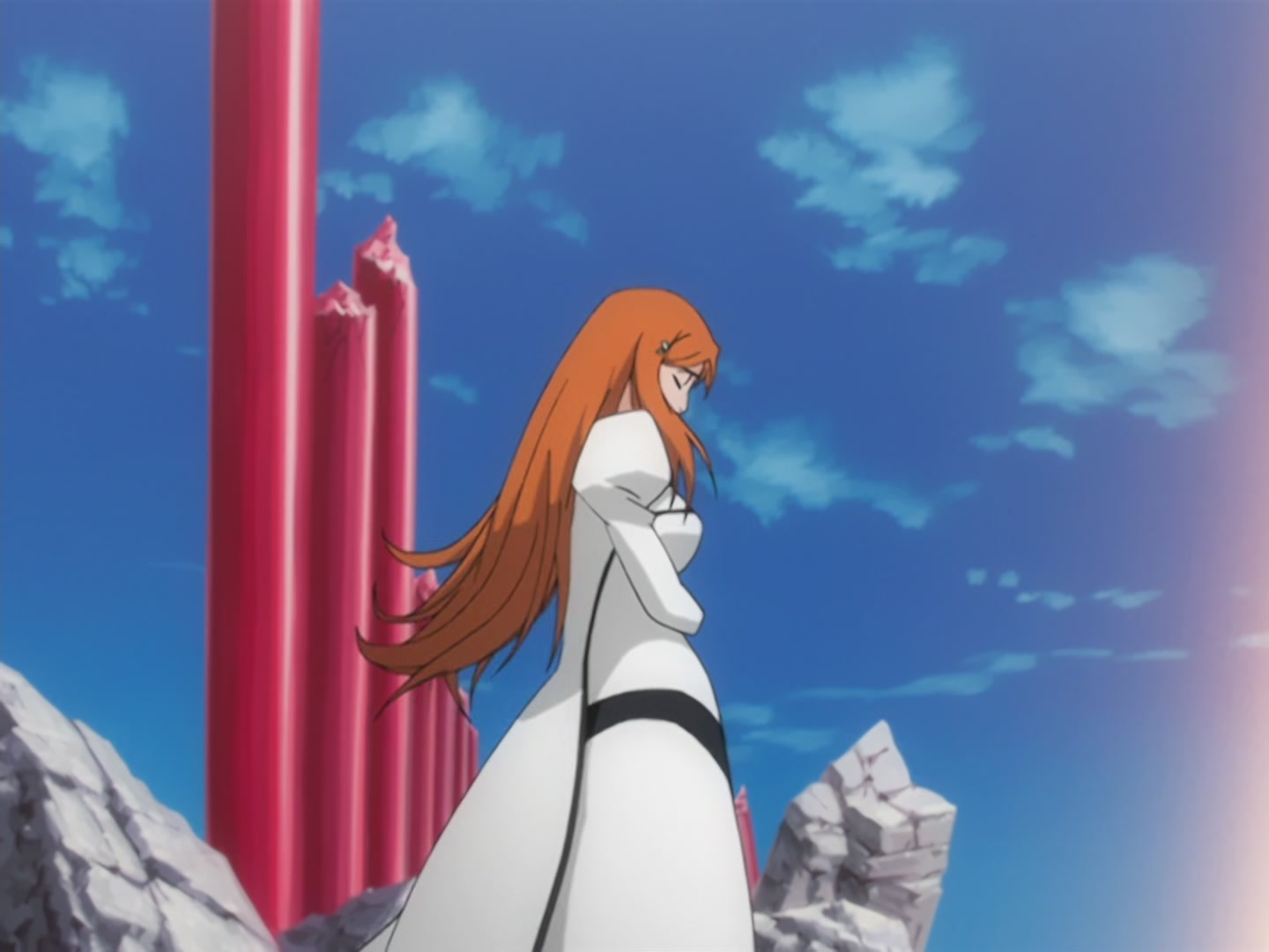 Bleach Ep 166: Desperate Effort vs. Desperate Effort! Hollowized Ichigo @ 00:15:56