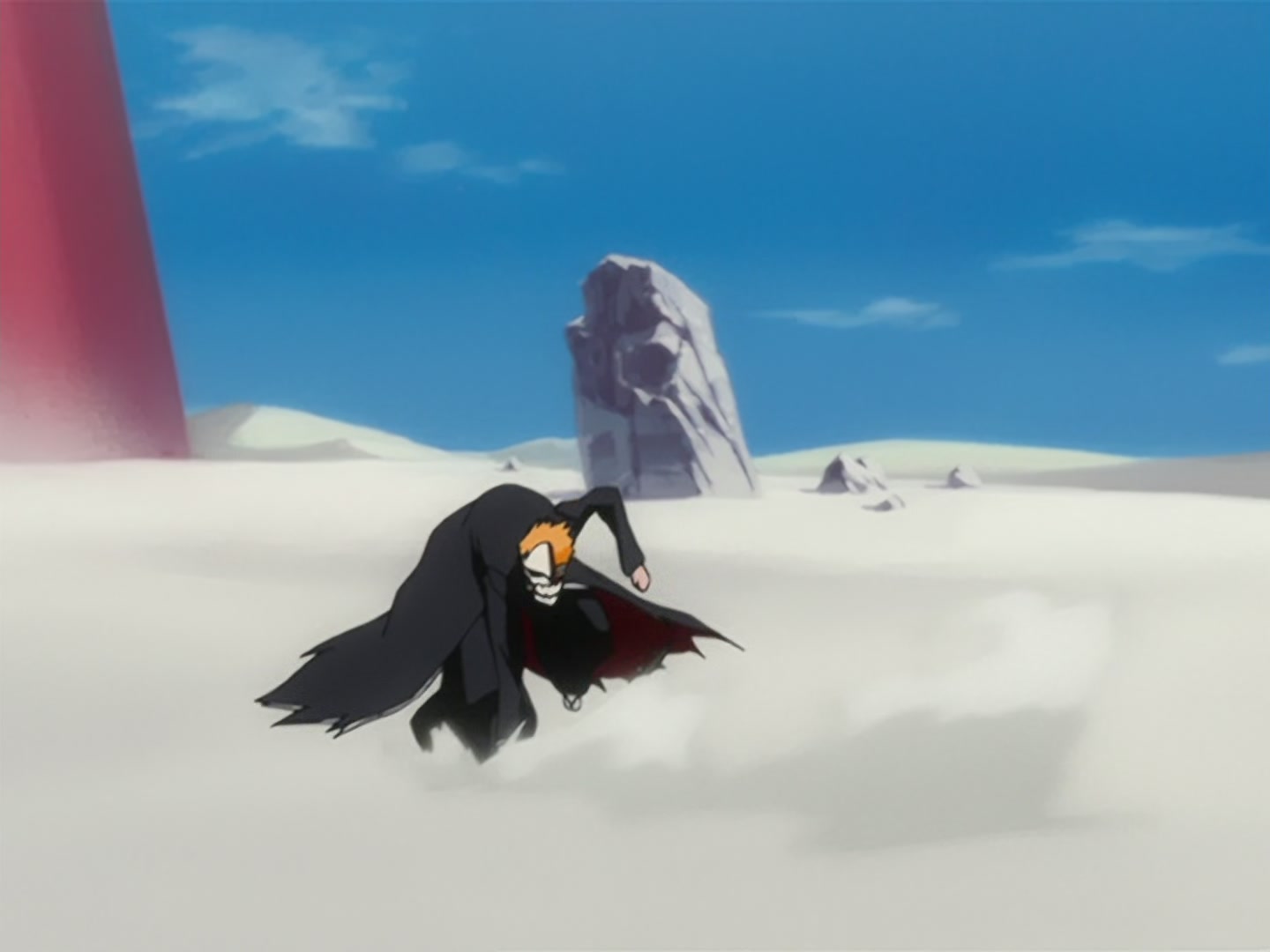 Bleach Ep 166: Desperate Effort vs. Desperate Effort! Hollowized Ichigo @ 00:16:15