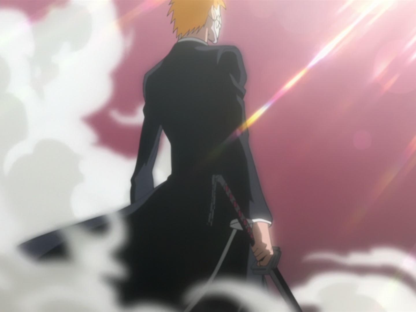 Bleach Ep 166: Desperate Effort vs. Desperate Effort! Hollowized Ichigo @ 00:17:02
