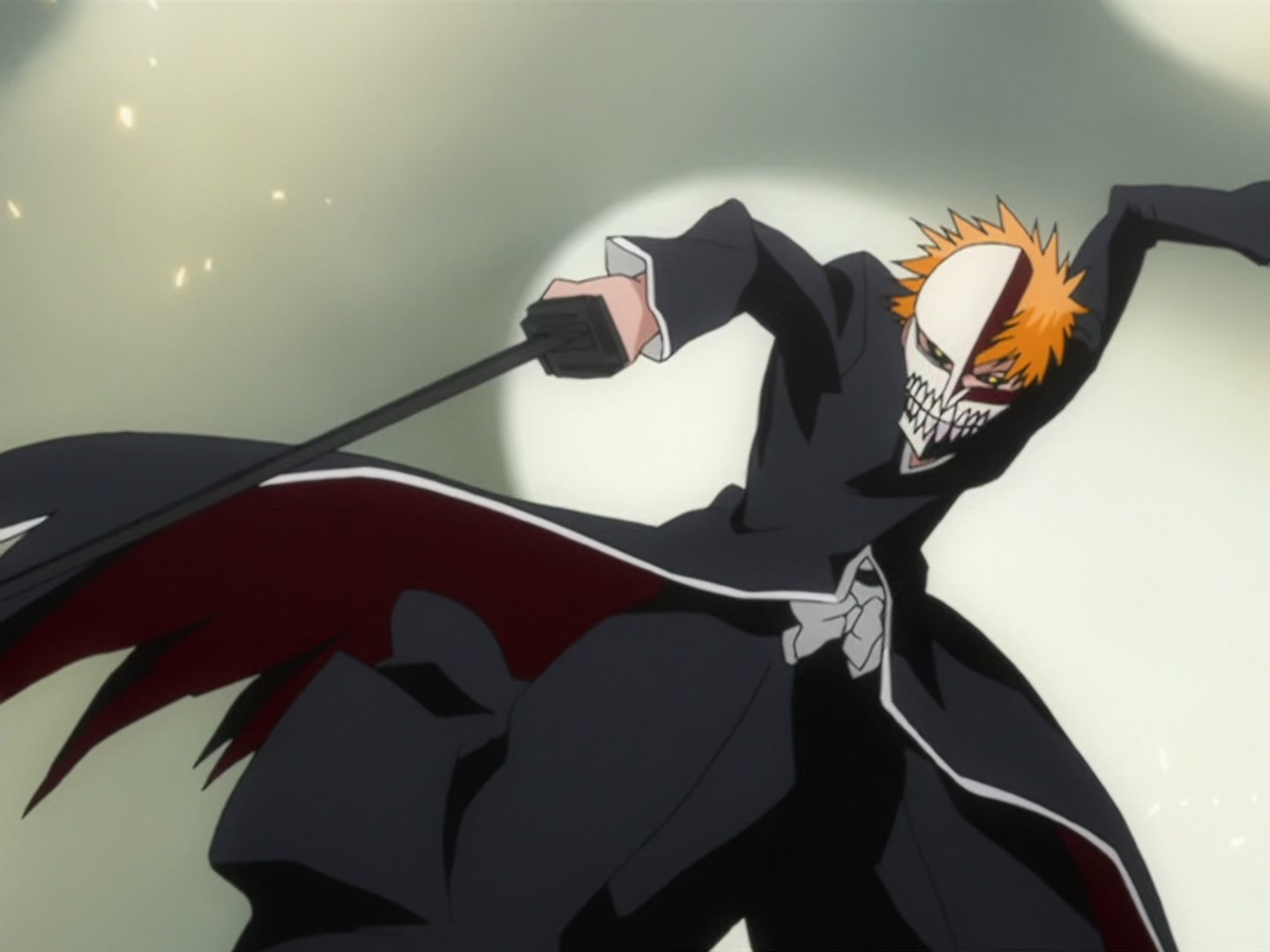 Bleach Ep 166: Desperate Effort vs. Desperate Effort! Hollowized Ichigo @ 00:17:21