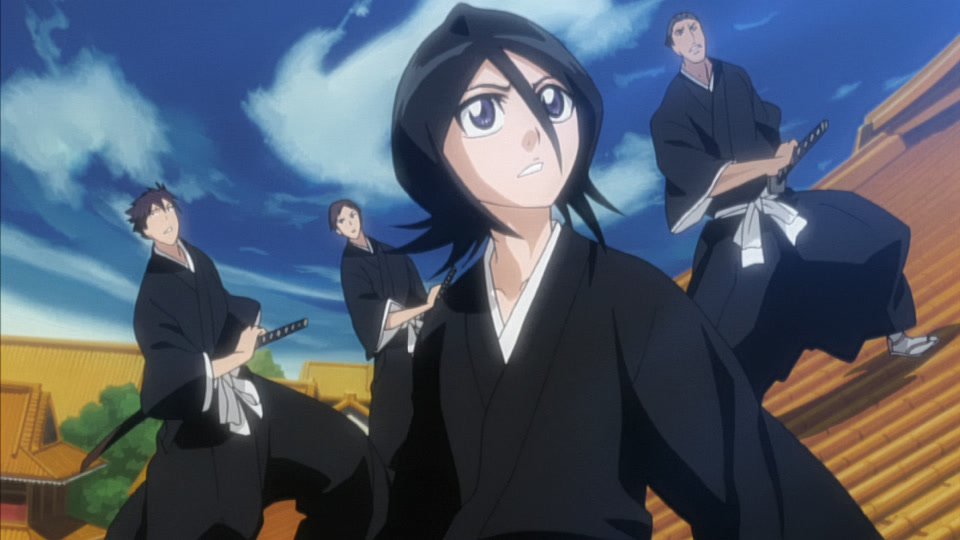 Bleach Ep 181: The 2nd Division Sorties! Ichigo is Surrounded @ 00:05:42