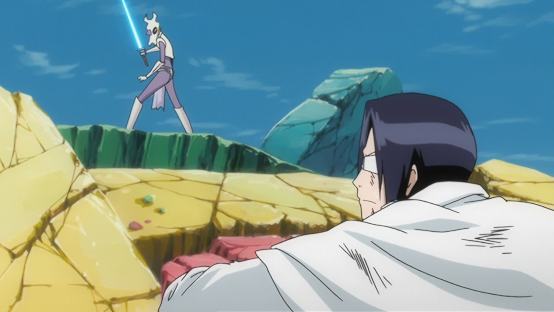Bleach Ep 195: The Ultimate Union! Pesche's Seriousness @ 00:06:39