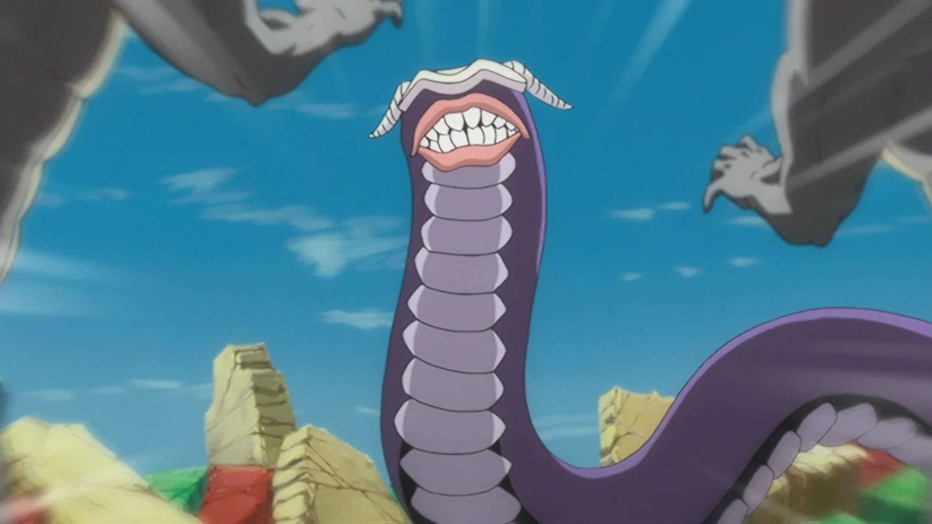 Bleach Ep 195: The Ultimate Union! Pesche's Seriousness @ 00:07:55