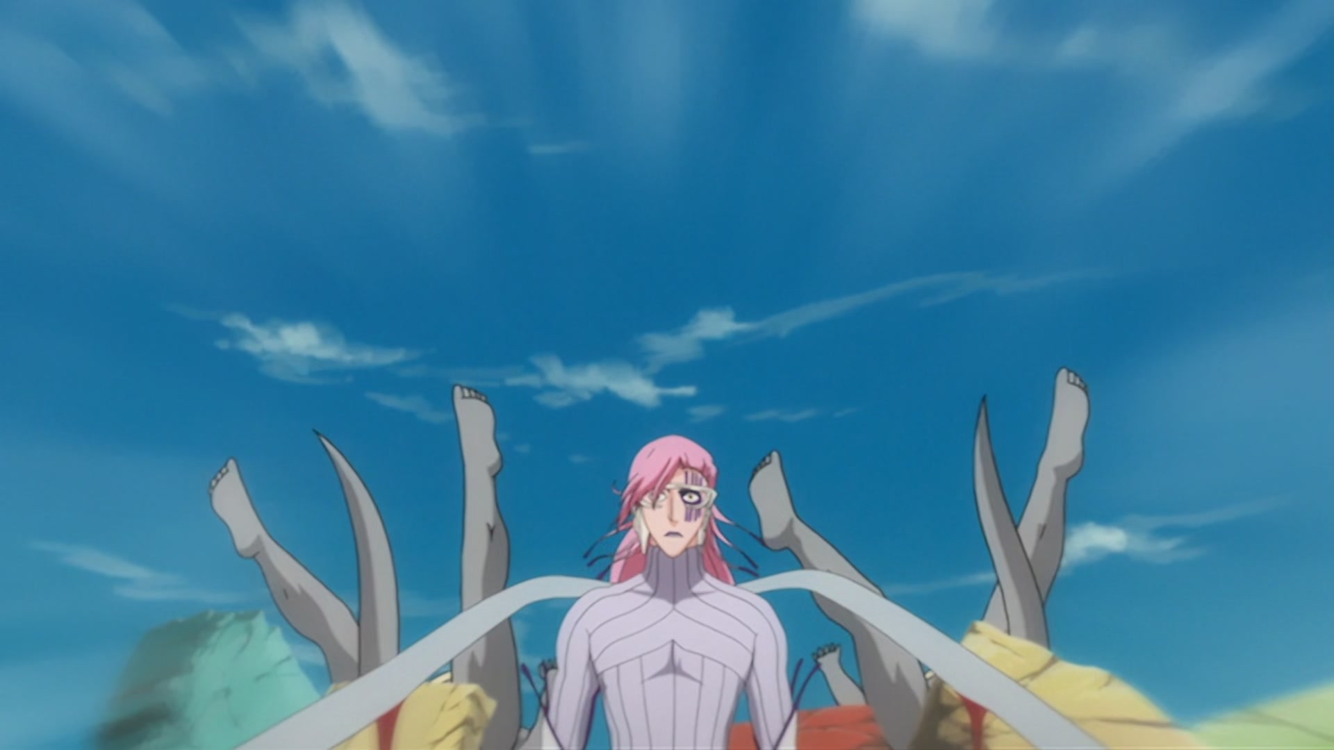 Bleach Ep 195: The Ultimate Union! Pesche's Seriousness @ 00:08:14