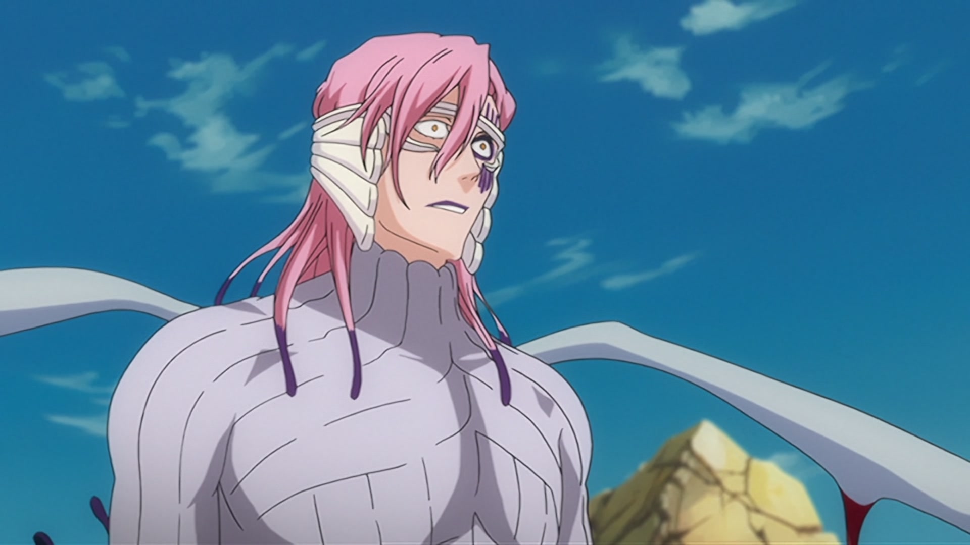 Bleach Ep 195: The Ultimate Union! Pesche's Seriousness @ 00:08:28