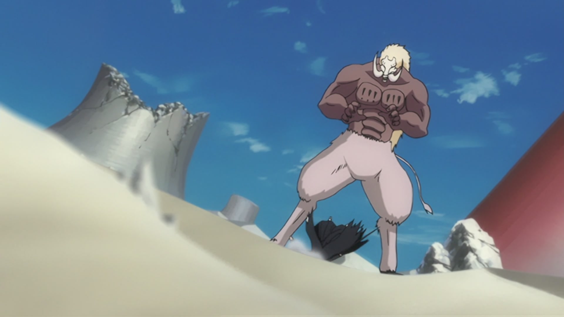 Bleach Ep 195: The Ultimate Union! Pesche's Seriousness @ 00:12:55