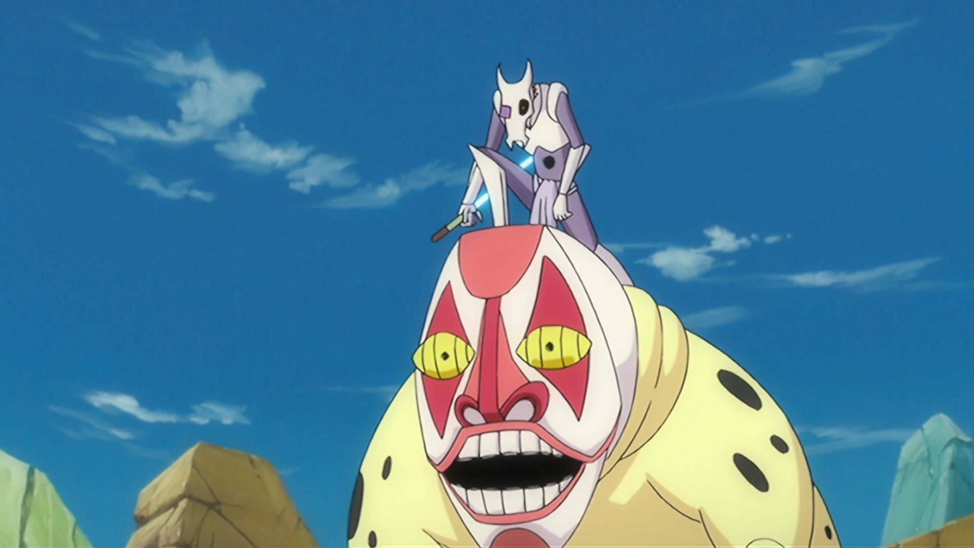 Bleach Ep 195: The Ultimate Union! Pesche's Seriousness @ 00:13:23